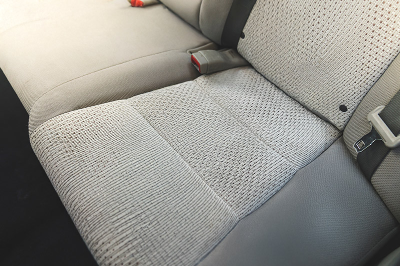 Después de la limpieza interior de vehículo por ALPA