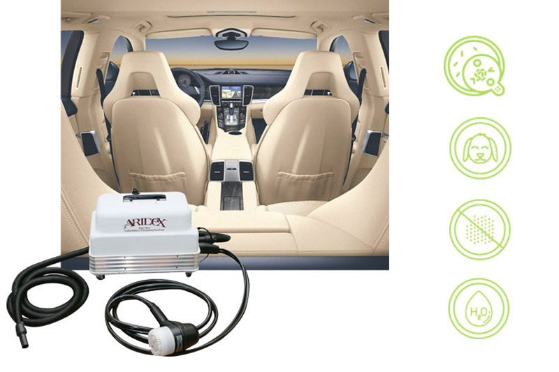 Proceso de limpieza de interiores de vehículos ALPA